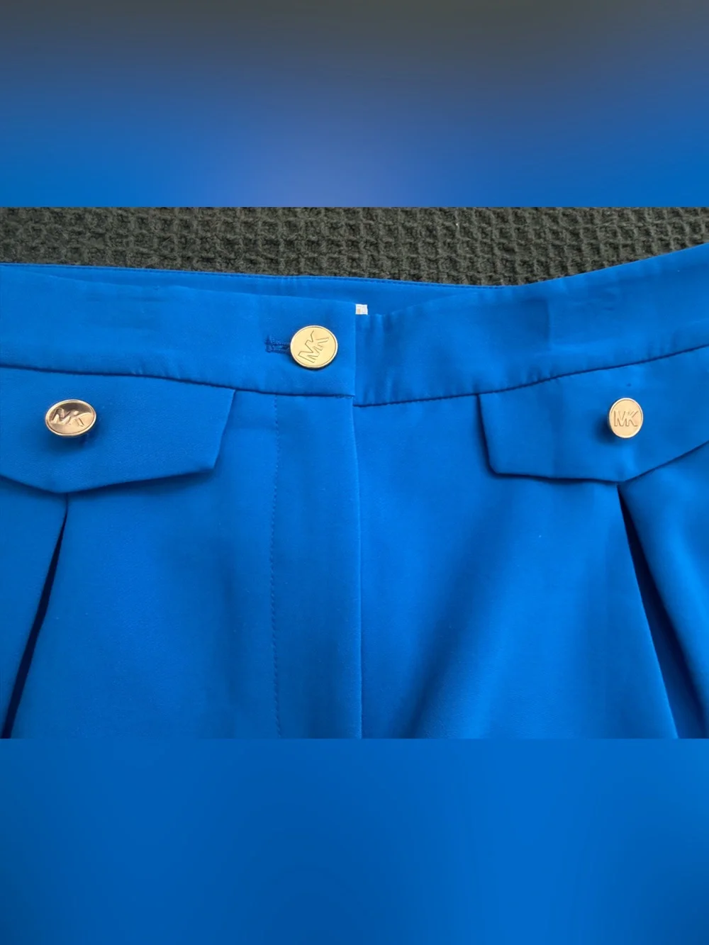 Michael Kors Cobalt Blue Cropped Pants